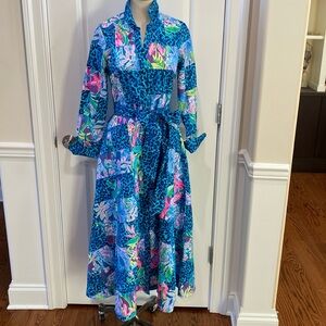 Lilly Pulitzer NWT Mira cotton shirt dress size 4
